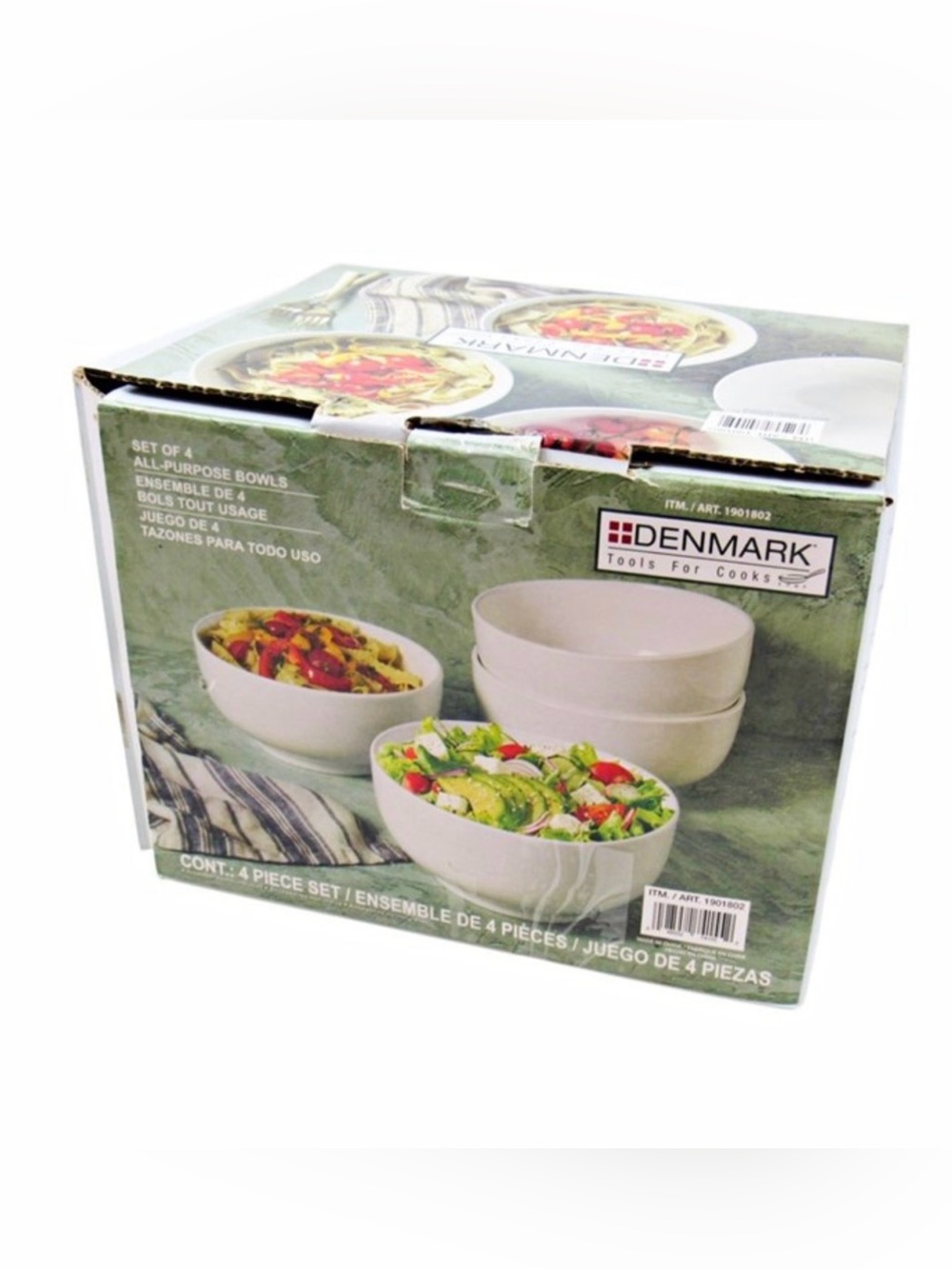 Denmark White All-Purpose Mixing Bowls - Set of 4